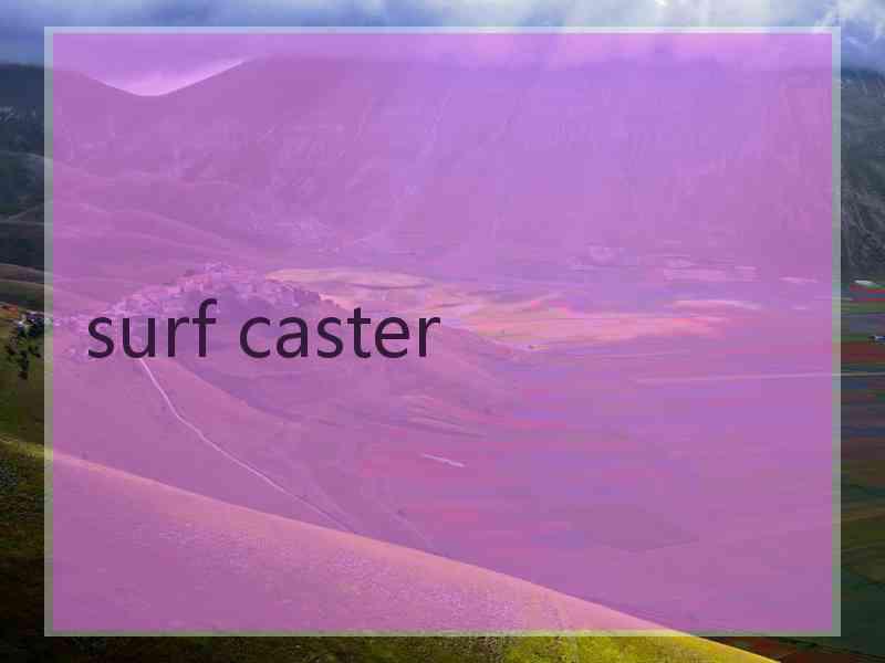 surf caster