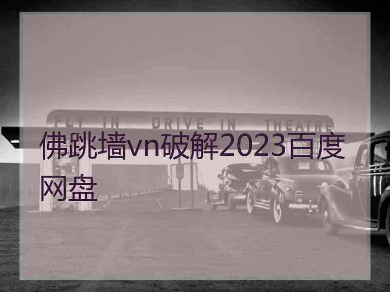 佛跳墙vn破解2023百度网盘