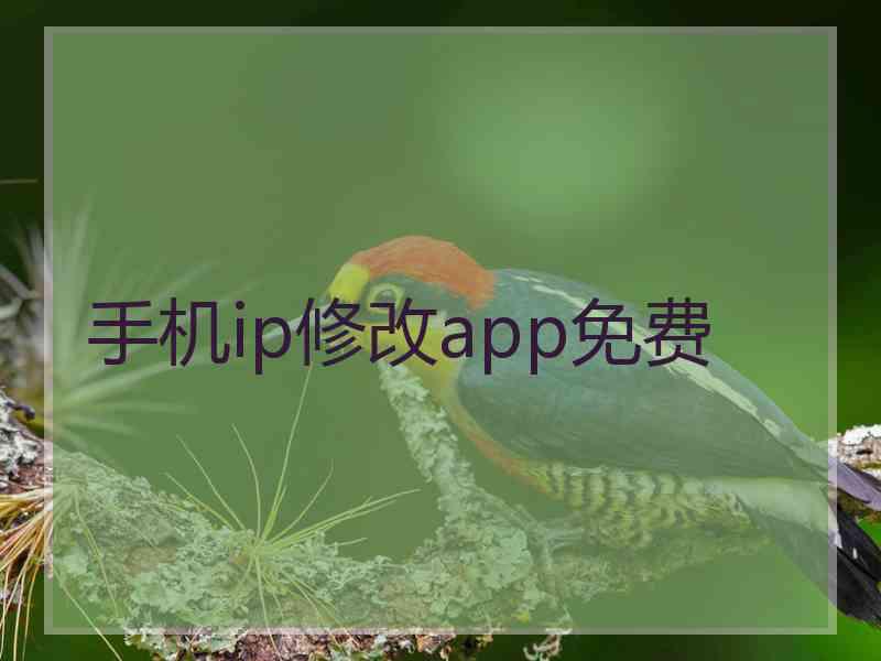 手机ip修改app免费