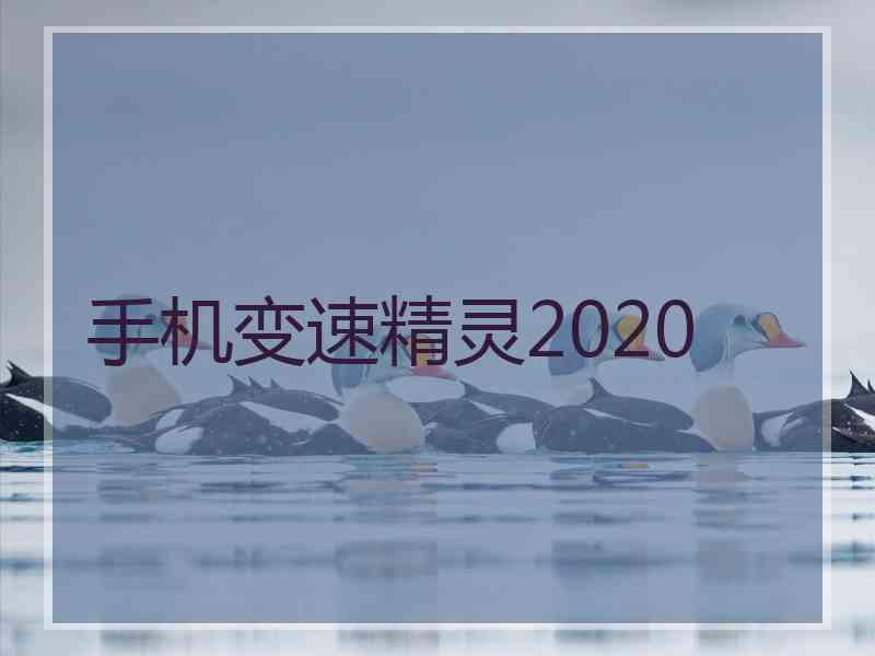 手机变速精灵2020