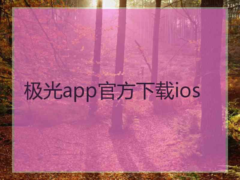 极光app官方下载ios