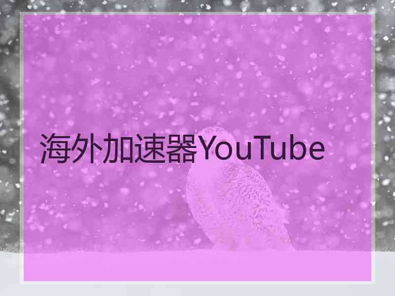 海外加速器YouTube