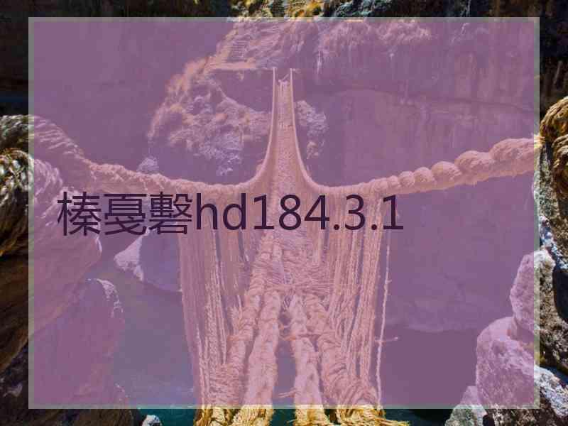 榛戞礊hd184.3.1