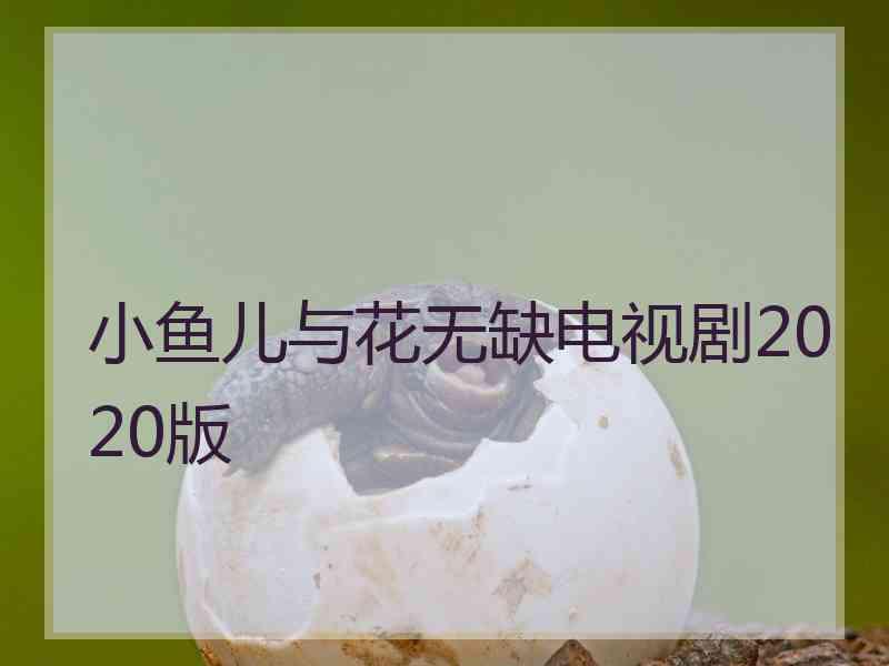 小鱼儿与花无缺电视剧2020版