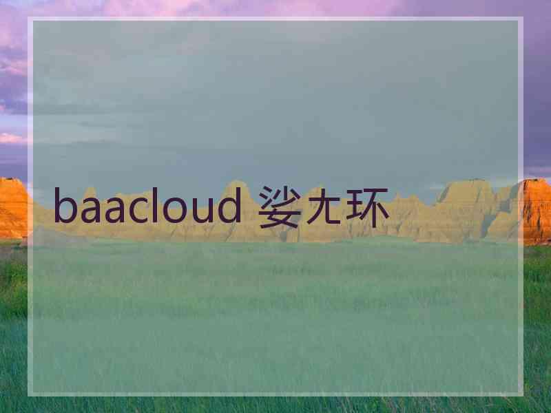 baacloud 娑ㄤ环