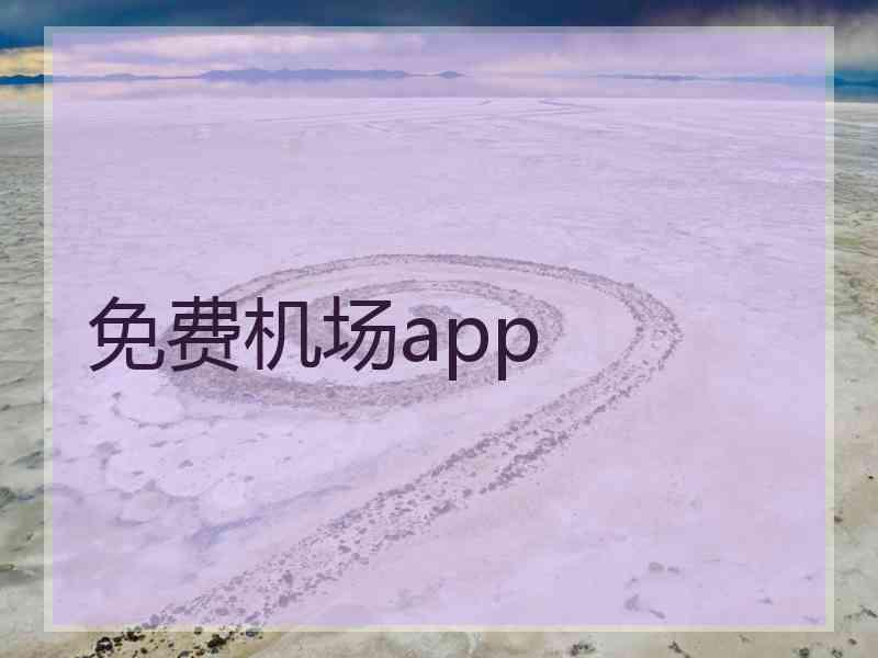 免费机场app