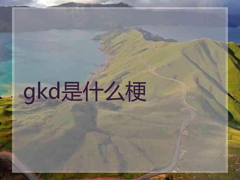 gkd是什么梗