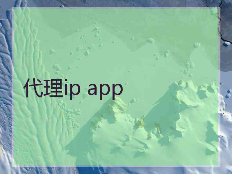 代理ip app