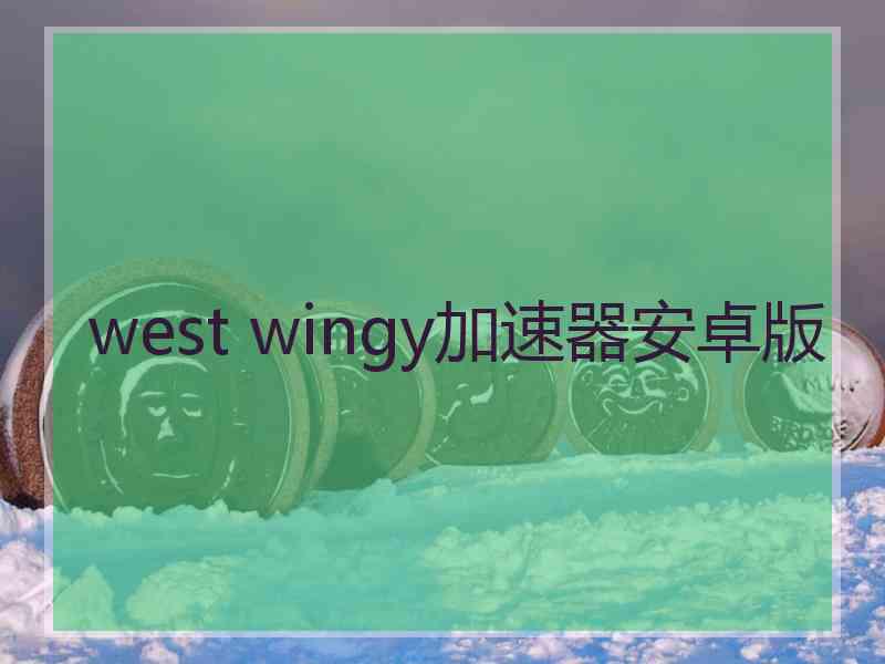 west wingy加速器安卓版