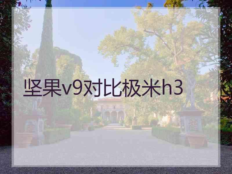 坚果v9对比极米h3