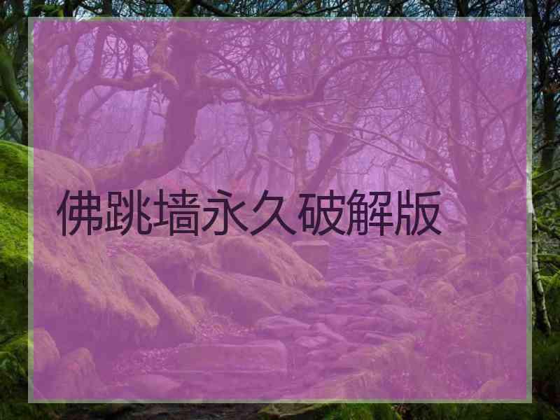 佛跳墙永久破解版