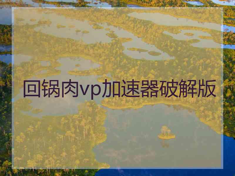 回锅肉vp加速器破解版